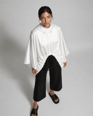 Allure Swagger Satin Blouse